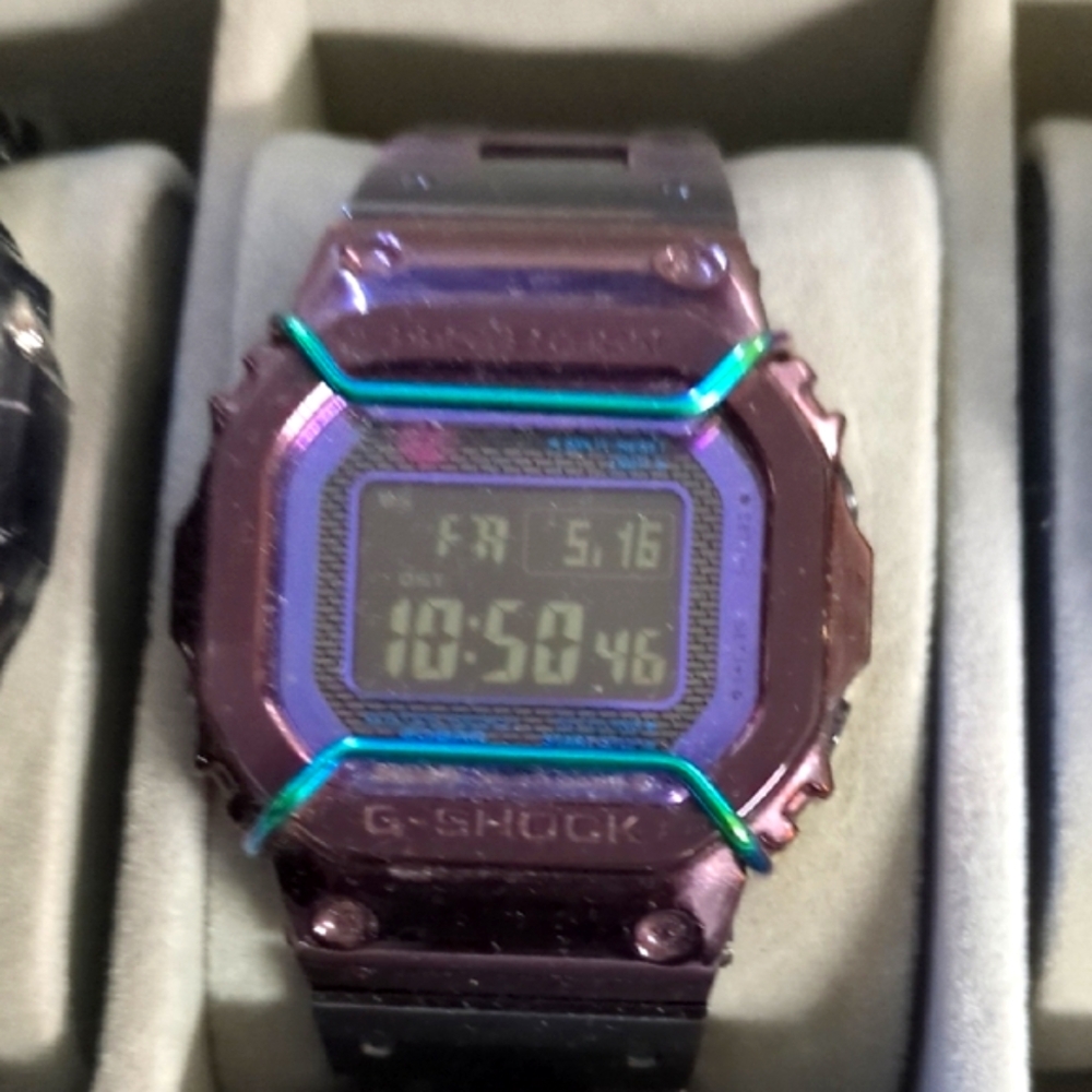 G-Shock Iridescent Purple and Teal Watch